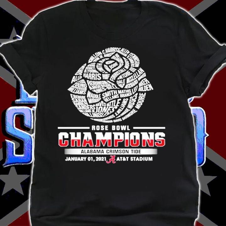Women's Rose Bowl Champiosn Alabama Crimson Tide January 01,2021 shirt shirt