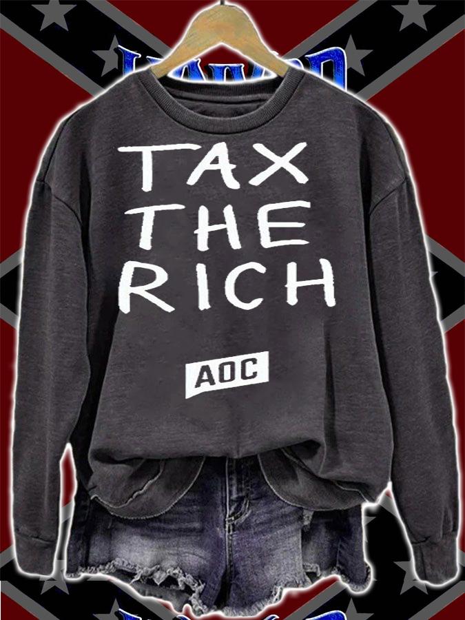 Alexandria Ocasio-Cortez tax the rich T-shirt