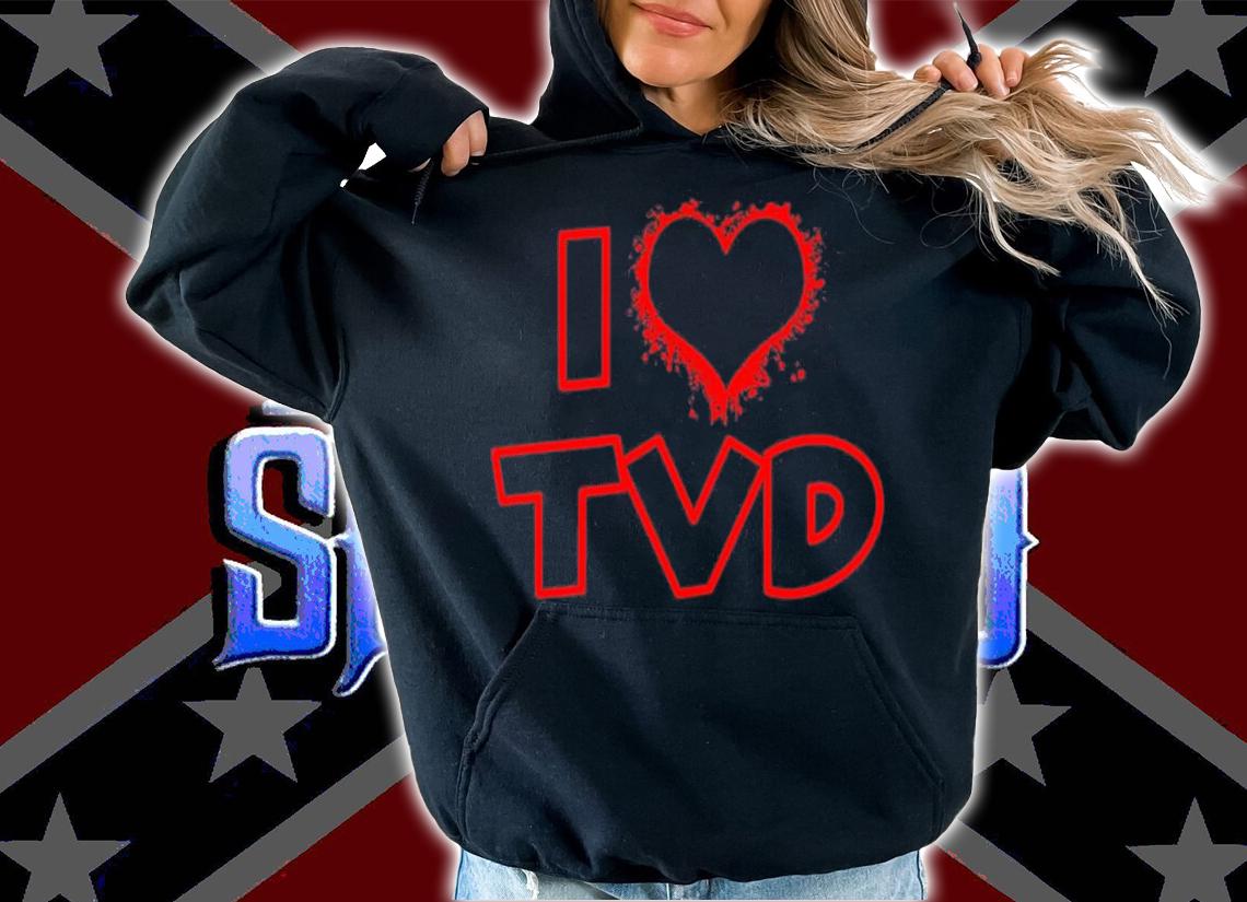 I love The Vampire Diaries shirt hoodie