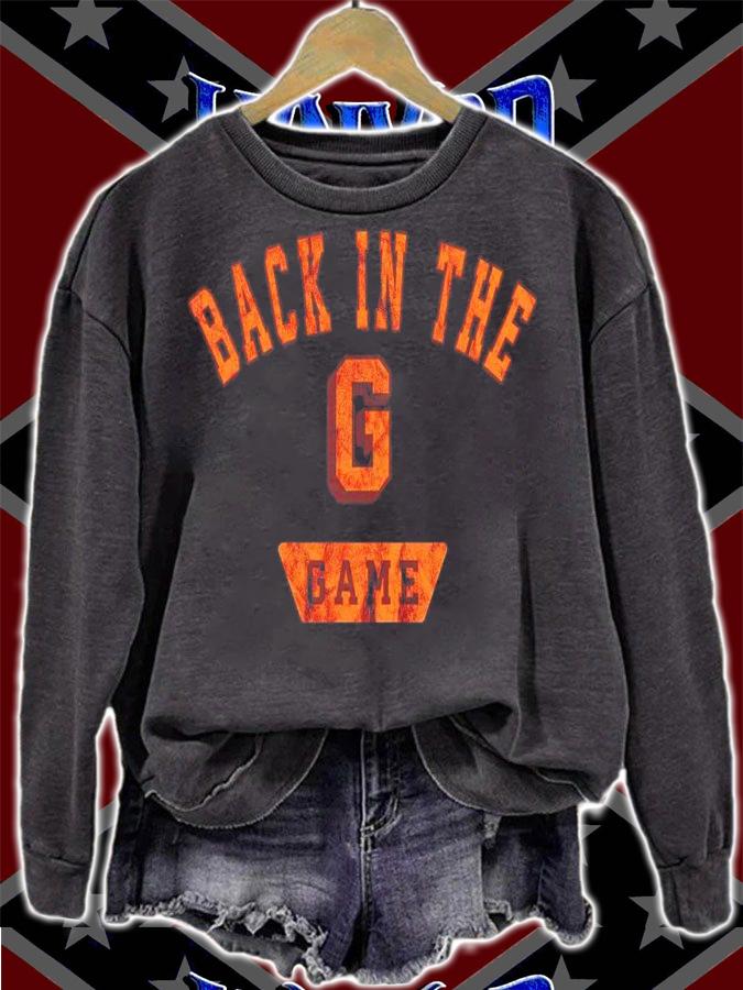 Back In The G Game shirt