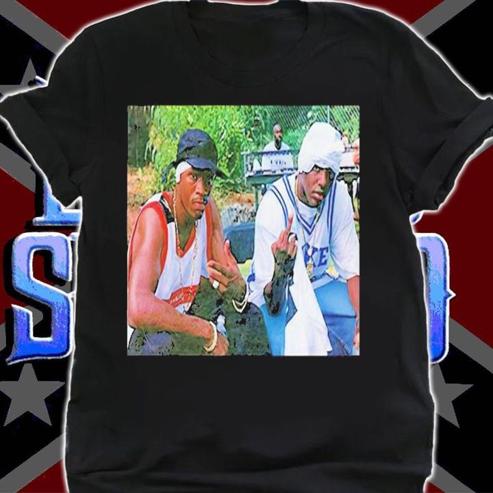 Allen Iverson and Mase 1998 shirt shirt