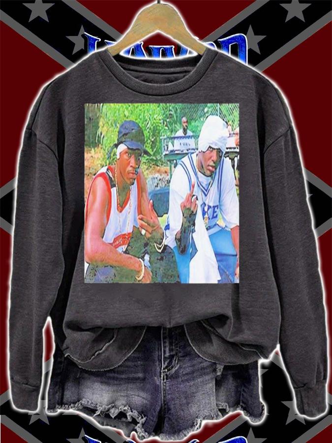 Allen Iverson and Mase 1998 shirt sweatshirt