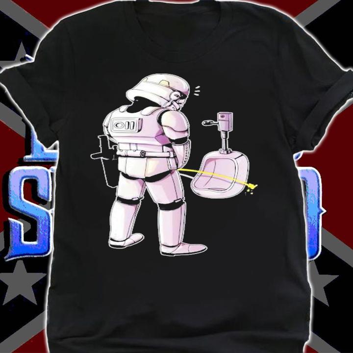 Stormtrooper Peeing against wall shirt shirt