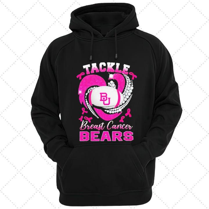 Tackle Breast Cancer Awareness Baylor Bears Football T-Shirt hoodie