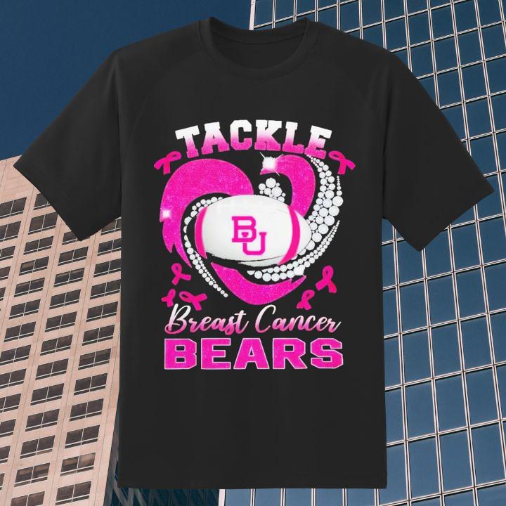 Tackle Breast Cancer Awareness Baylor Bears Football T-Shirt
