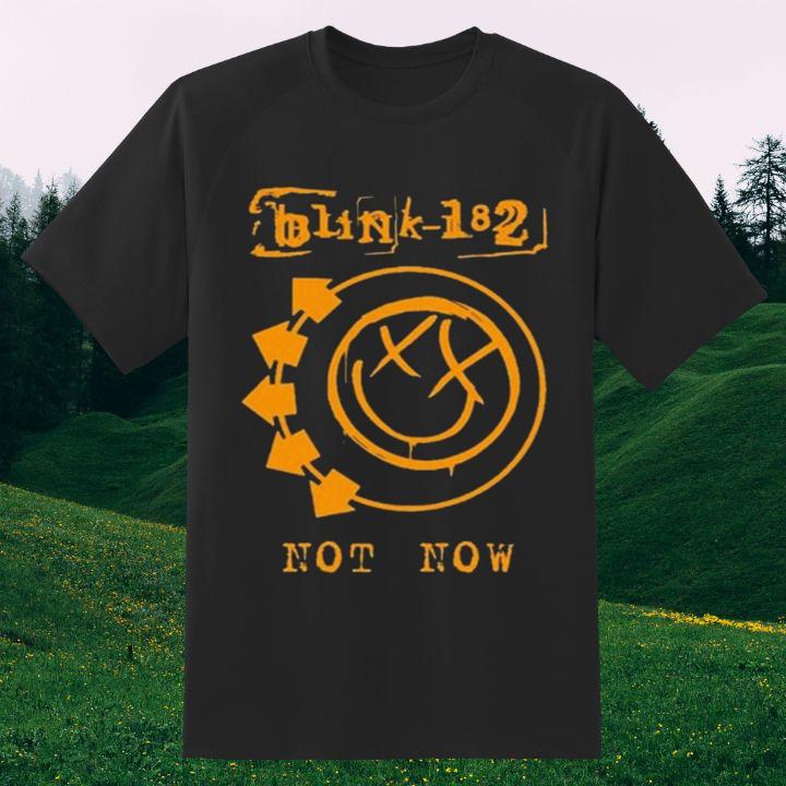 Not Now Blink-182 Rock Band Album Greatest Hits T-Shirt