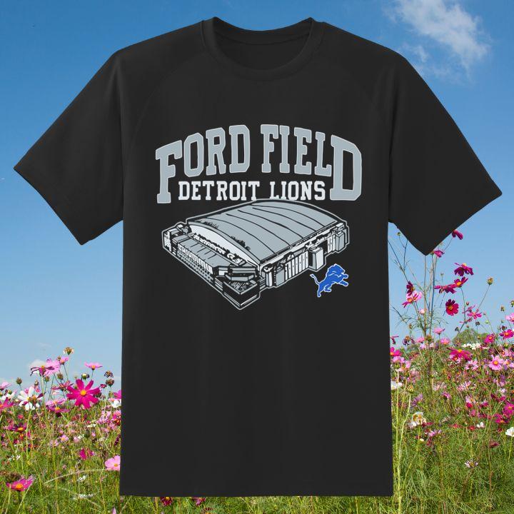 Detroit Lions Ford Field Stadium T-Shirt