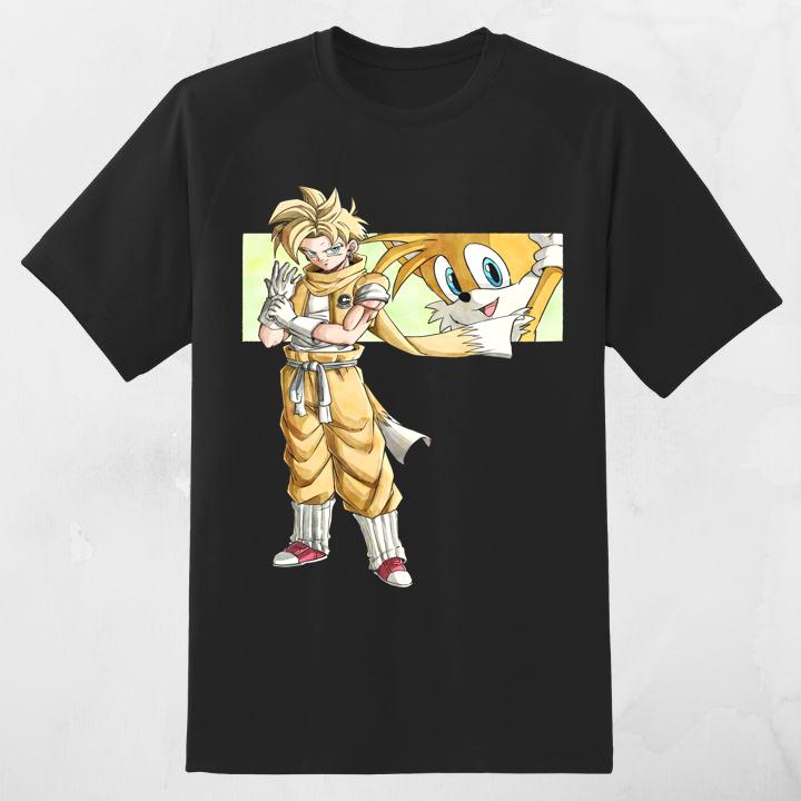 Dragon Ball X Tails Sonic The Hedgehog T-Shirt