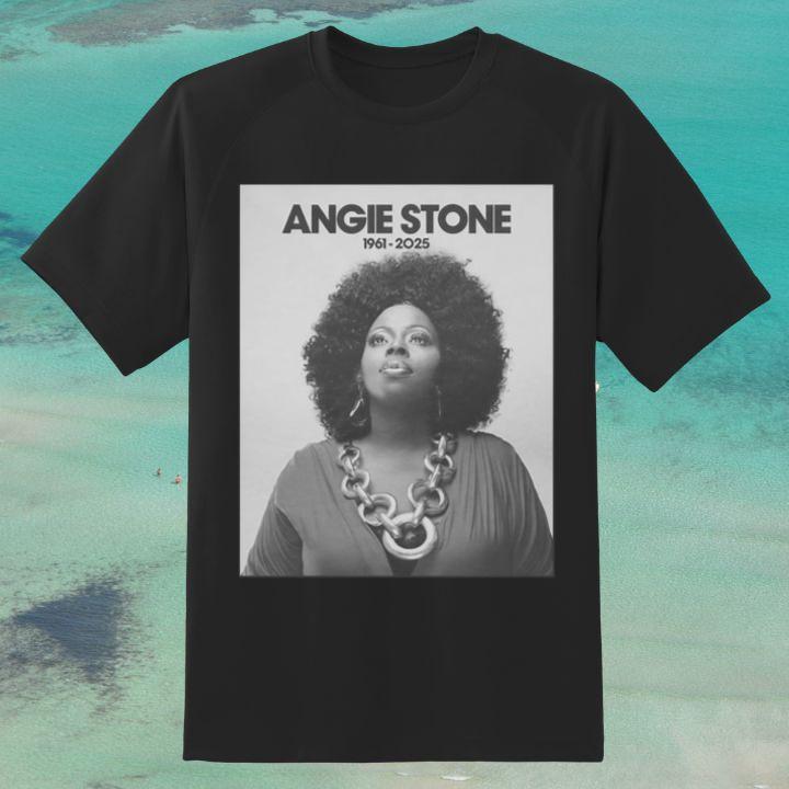 Rip Angie Stone 1961-2025 Tribute Soul Music R&B T-Shirt