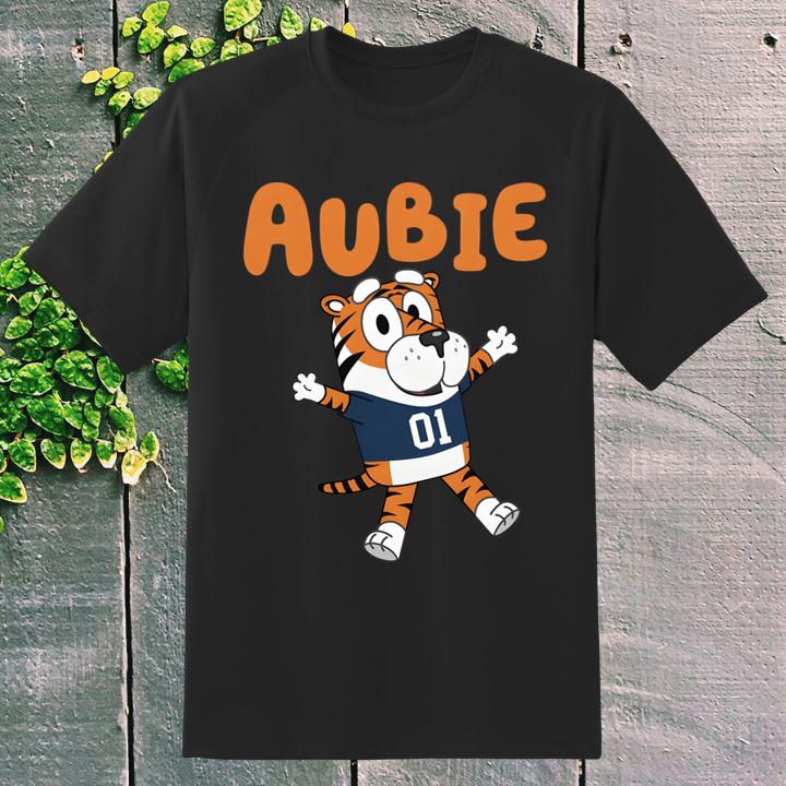 Aubie Tiger Bluey Cartoon Shirt