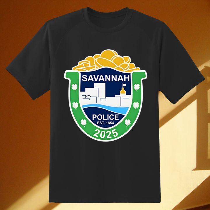 Savannah St. Pats 2025 Shirt - Limited Edition Police Dept. Collectible
