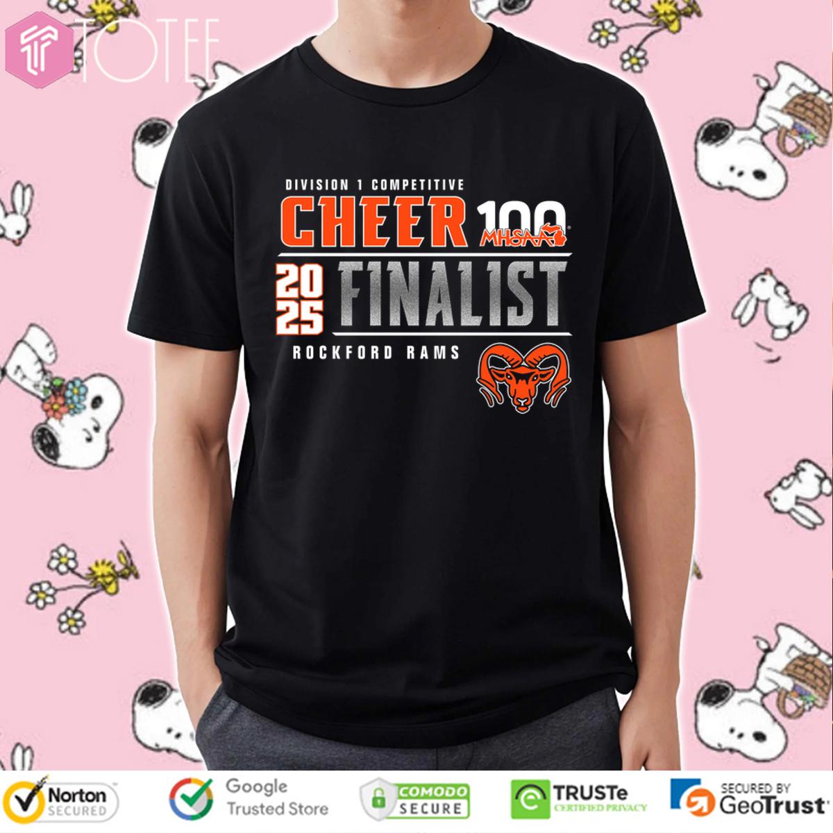 Rockford Rams Cheerleading D1 Finalist 2025 Logo Shirt - Show Your Pride!
