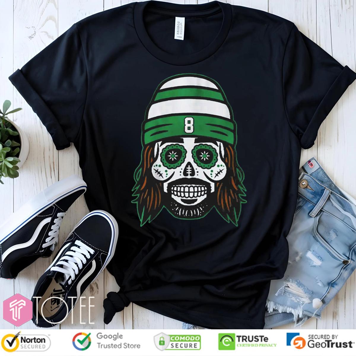 Aaron Rodgers Sugar Skull New York Jets T-Shirt