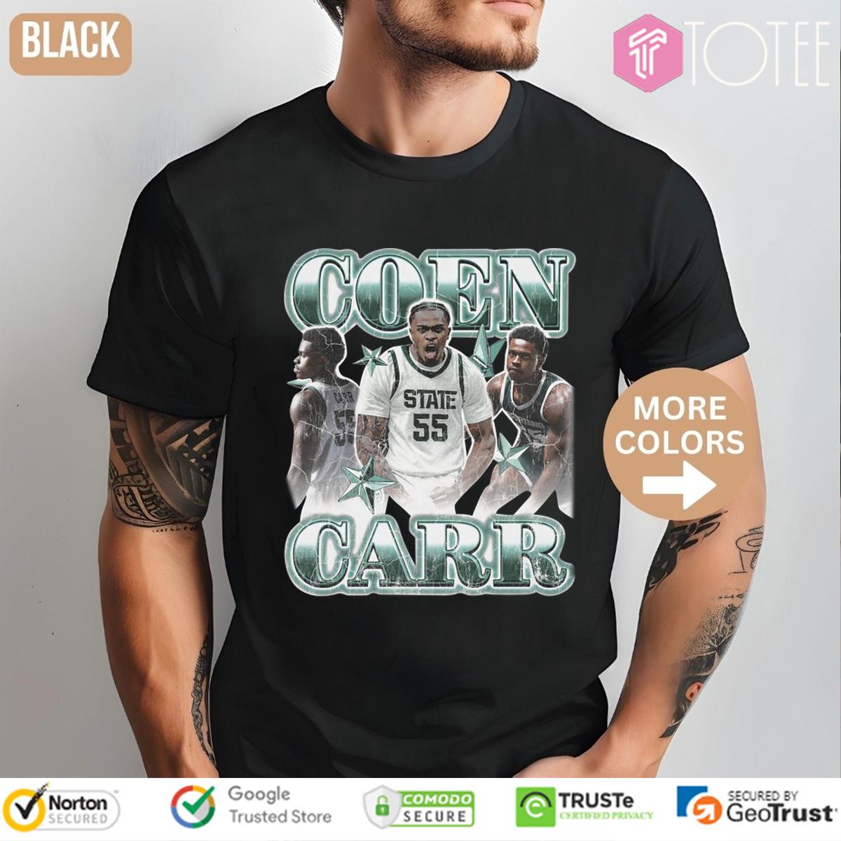 Show Your Spartan Pride: Coen Carr Graphic Tee - Limited Edition!