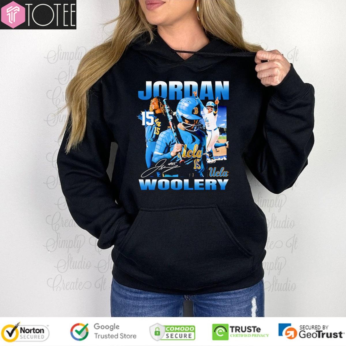 Jordan Woolery 15 UCLA Softball Signature hoodie