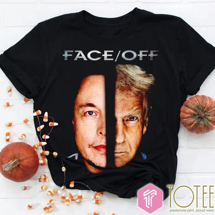 Elon Musk Trump Face Off T-shirt