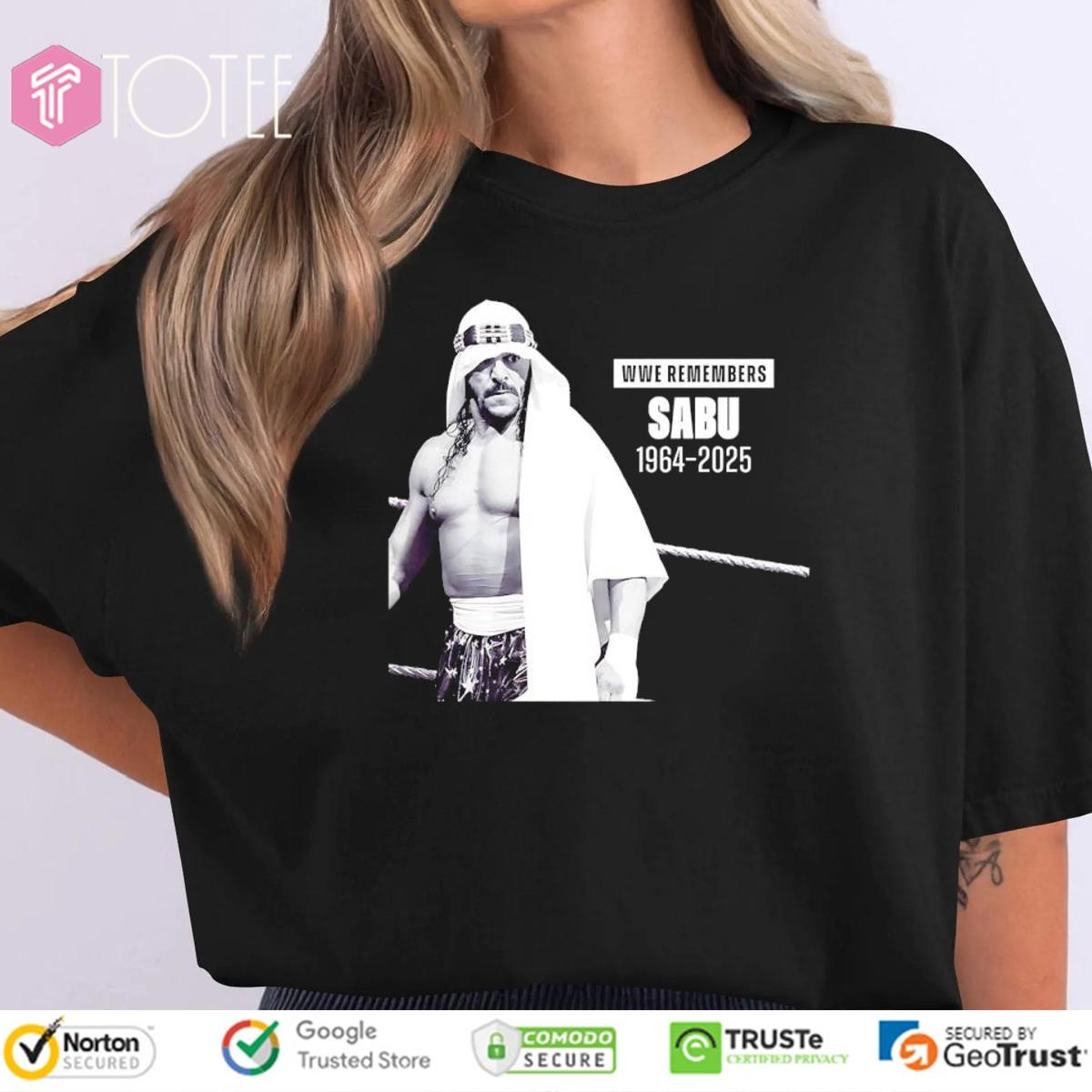 Wwe Remember Sabu 1964-2025 T-shirt