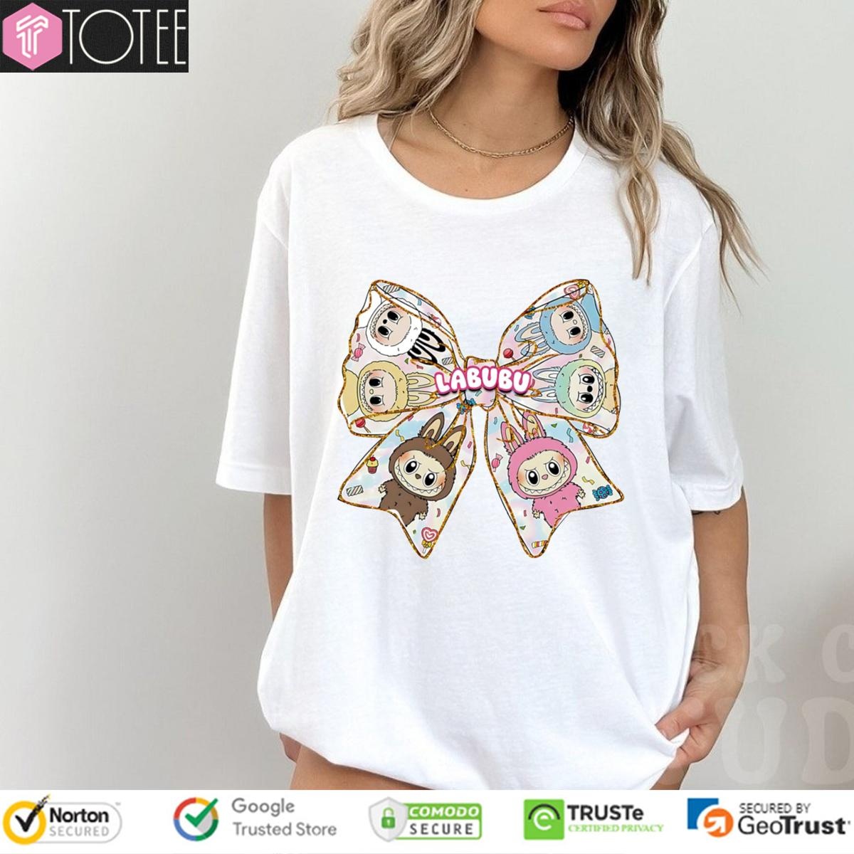 Bow Cute Labubu The Monsters T-shirt
