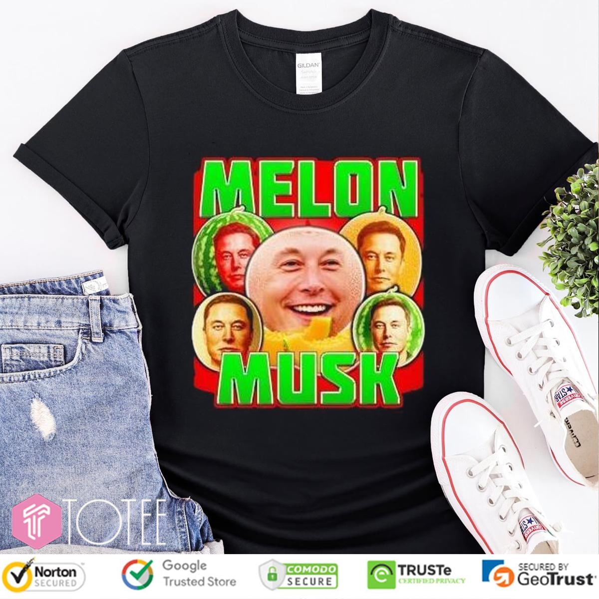 Melon Musk Parody Watermelon Elon Musk T-shirt
