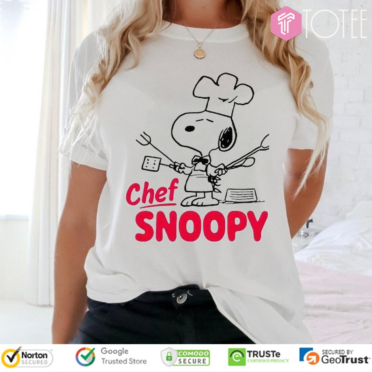 Jeremy Allen White Chef Snoopy T-shirt