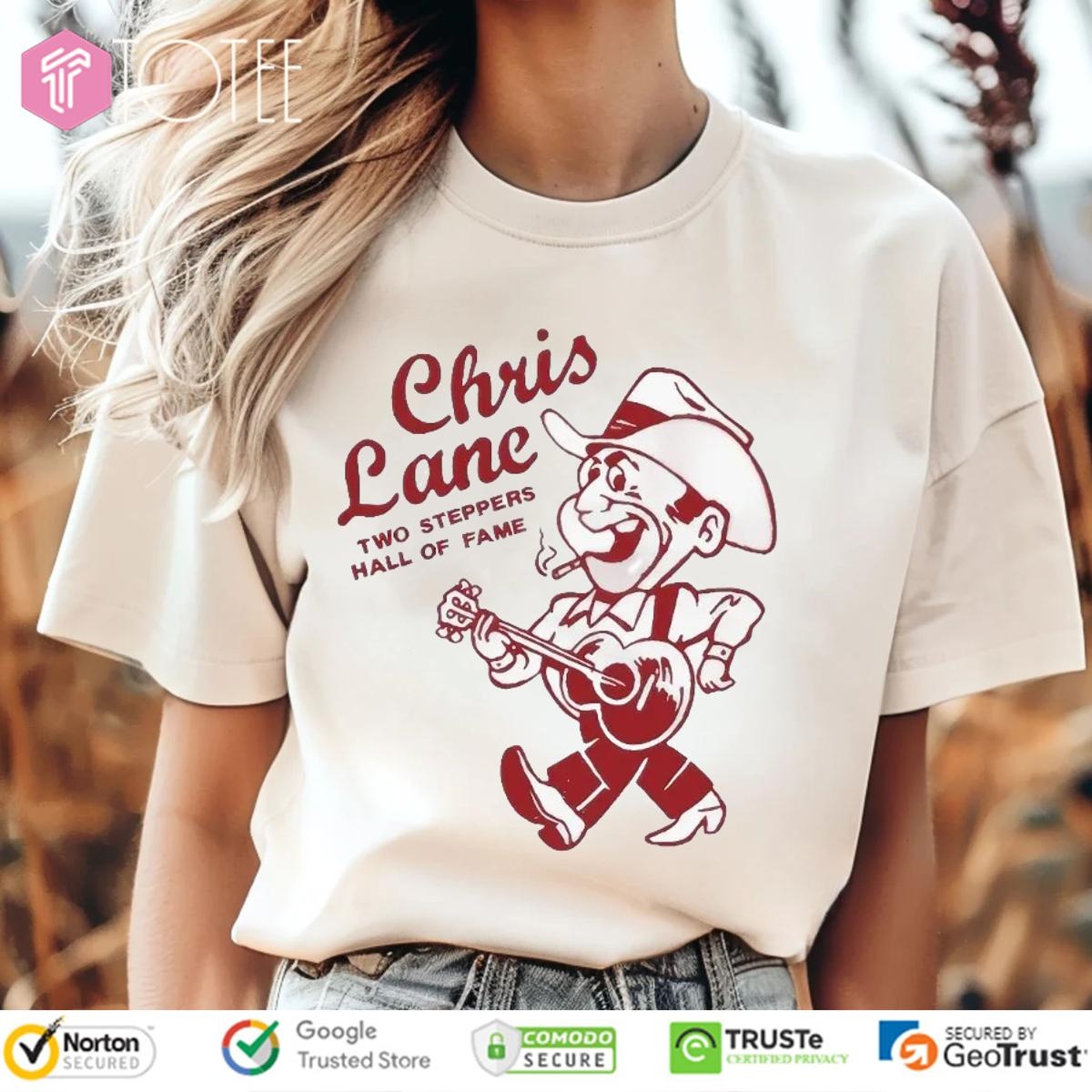 Chris Lane Two Steppers Hall Of Fame Tour T-shirt