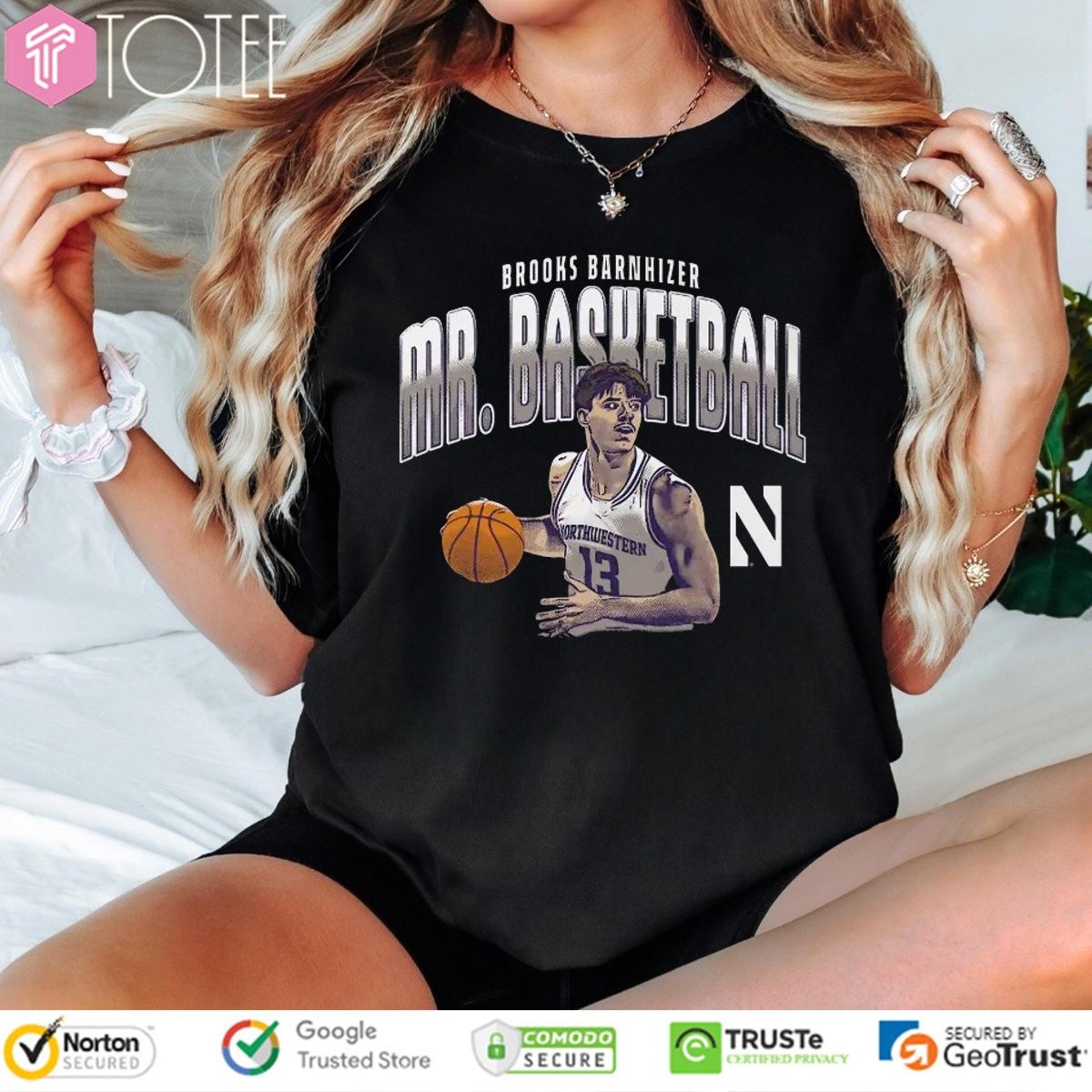 Brooks Barnhizer Northwestern Wildcats Mr. Basketball T-shirt