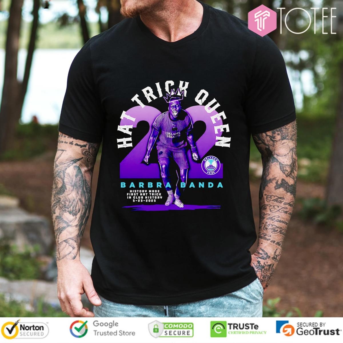 Hat Trick Queen Barbra Banda Orlando Pride Graphic T-shirt