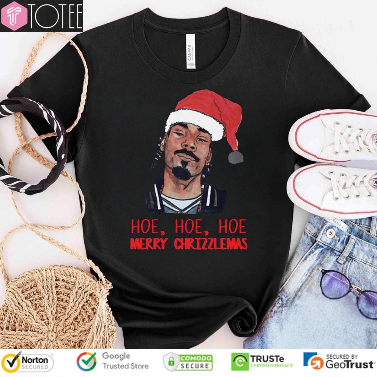 Snoop Dogg Hoe Hoe Hoe Merry Chrizzlemas Happy Christmas T-shirt