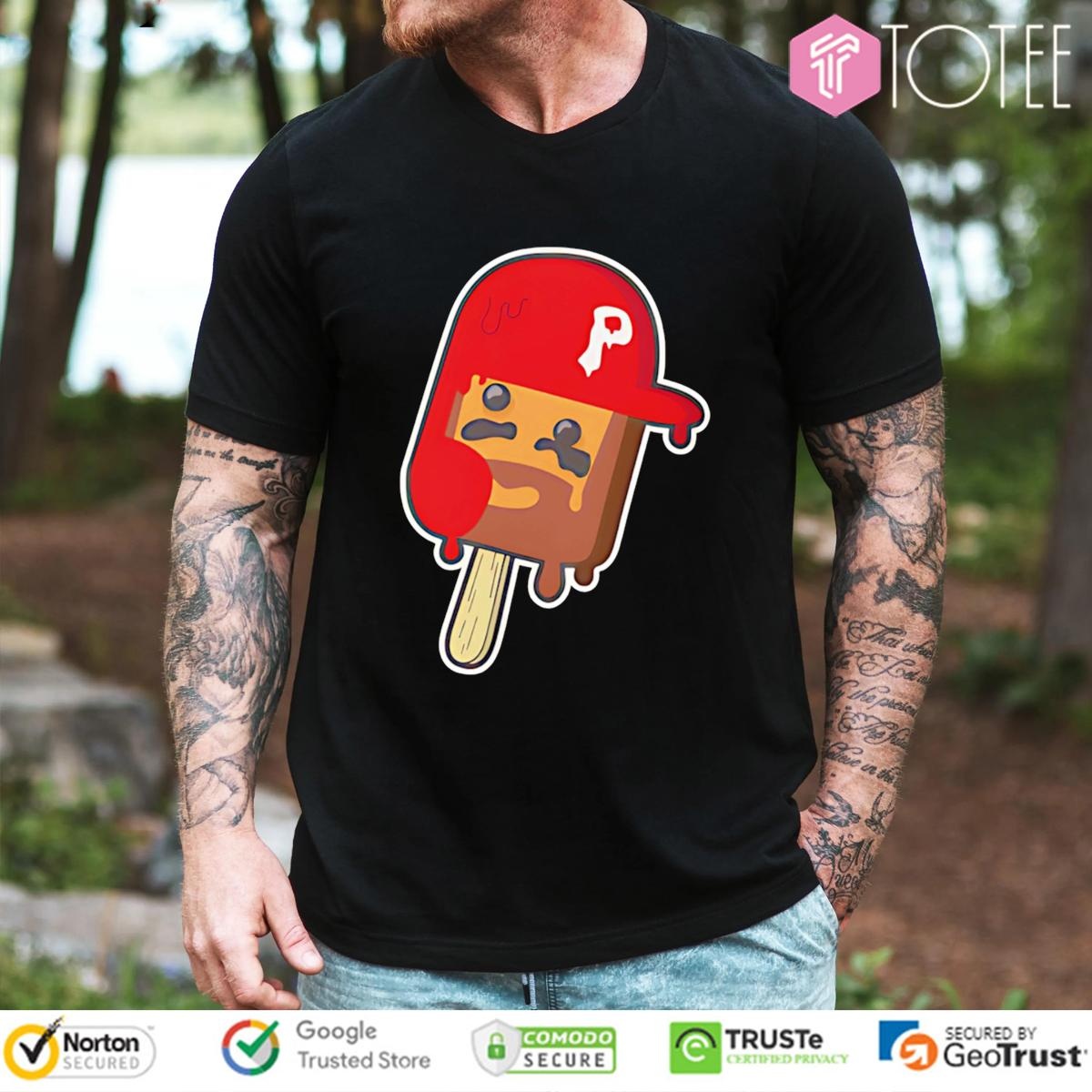Bryce Pop Ice Cream Baseball Parody Bryce Harper Philadelphia Phillies T-shirt