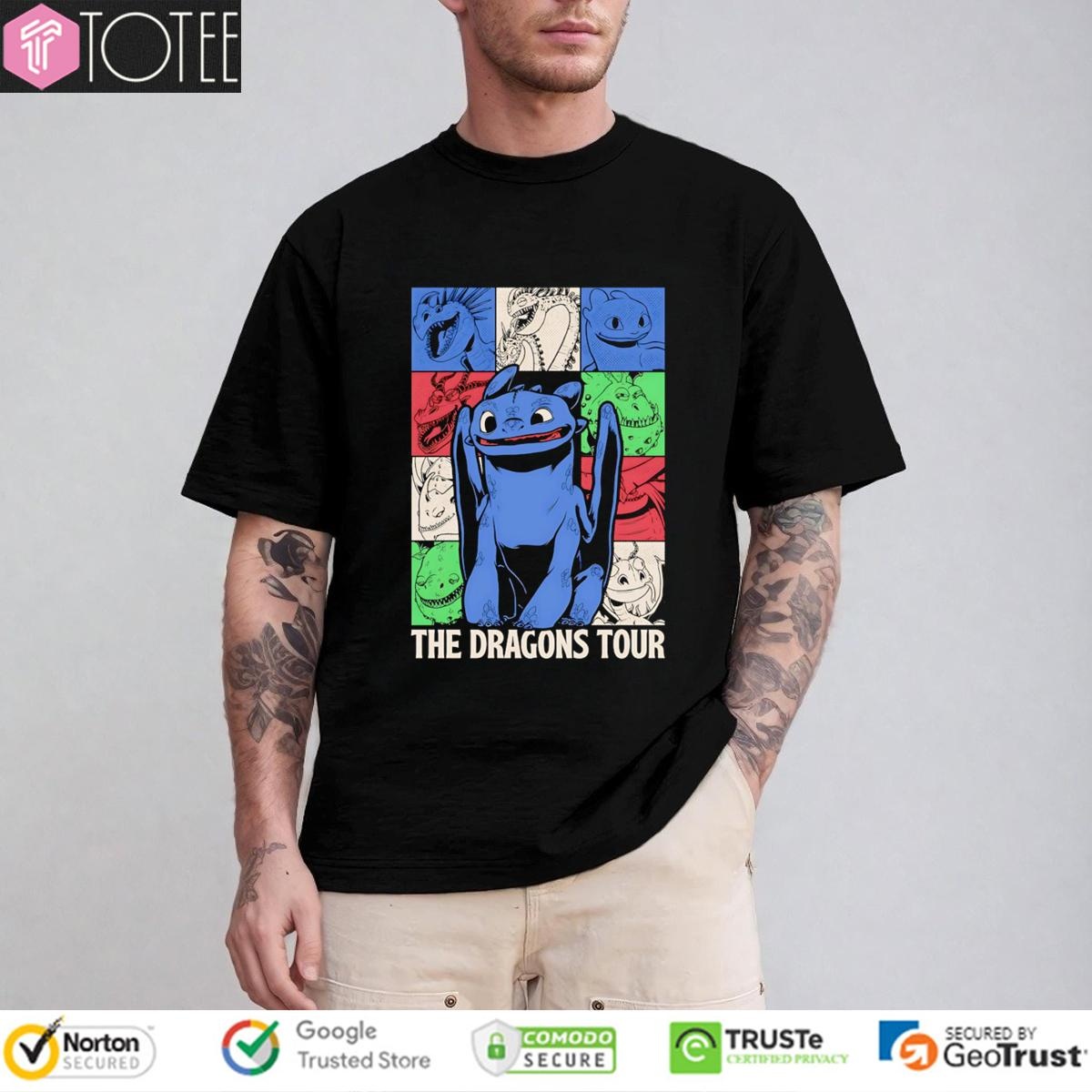 Toothless The Dragons Tour T-shirt