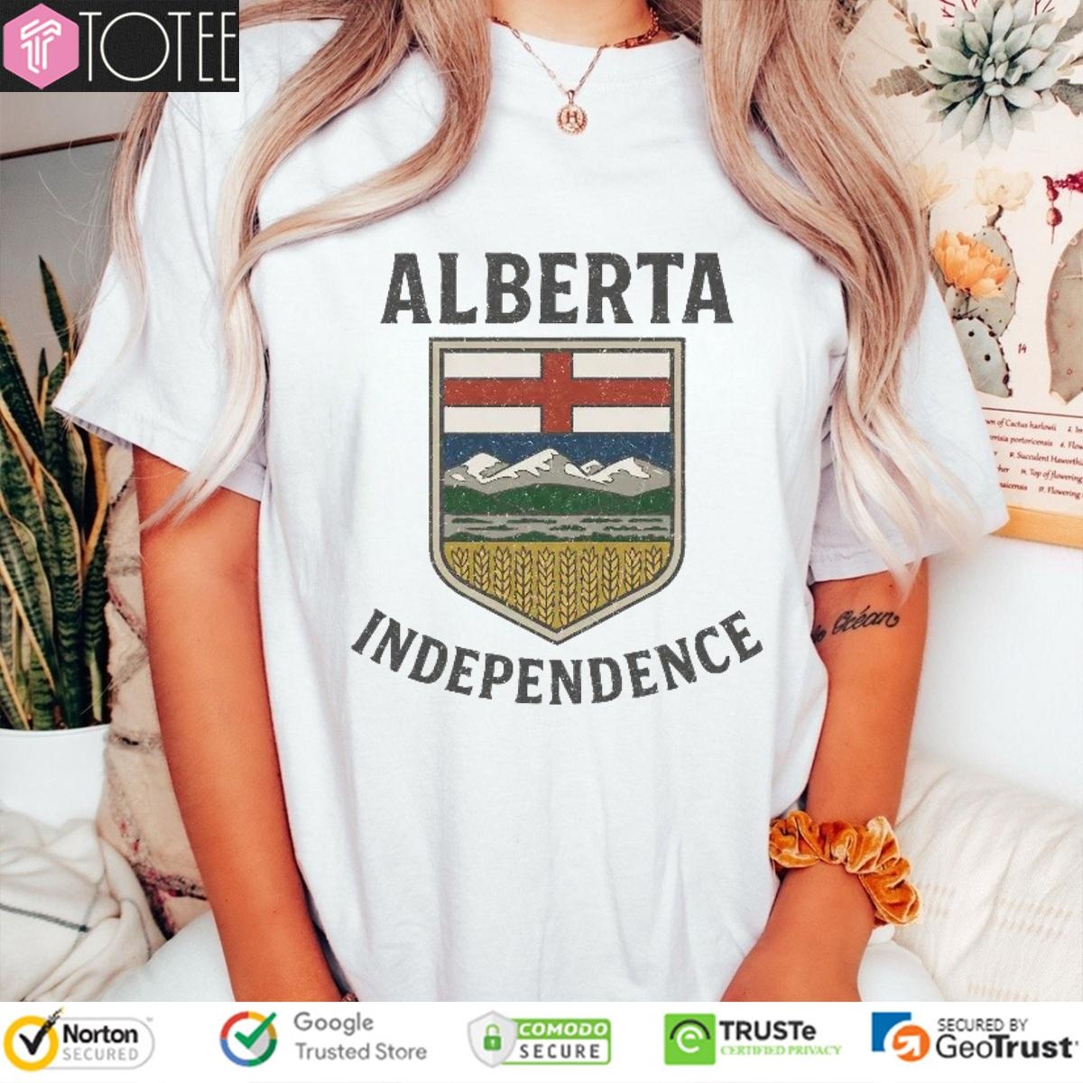 Alberta Independence Canada Patriotic T-shirt