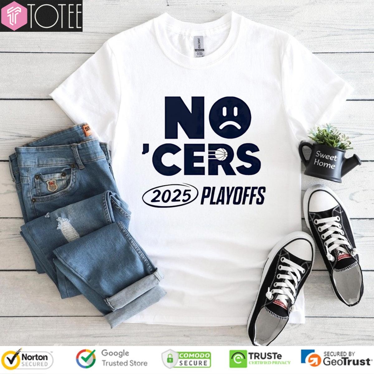 No Cers Indiana Pacers 2025 Playoffs Nba Finals T-shirt