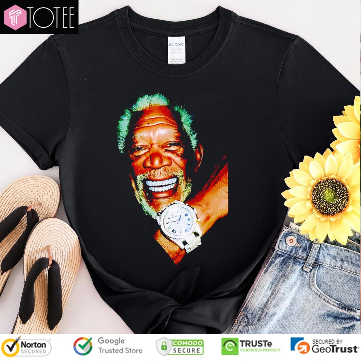 Morgan Freeman Bust Down T-shirt