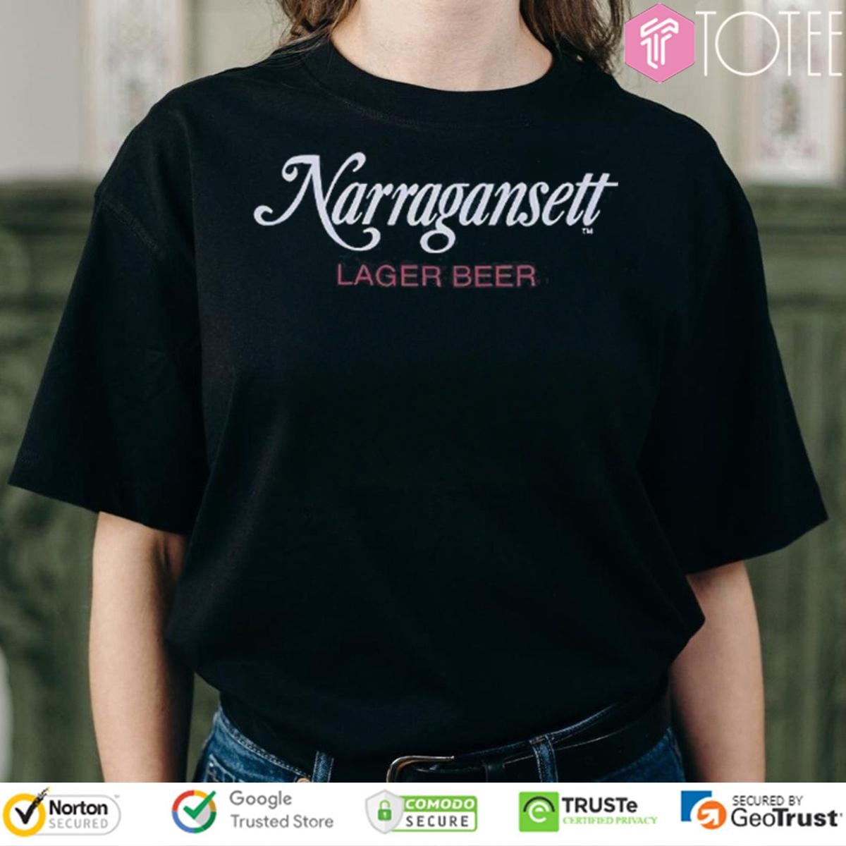 Narragansett Lager Beer Jaws T-shirt