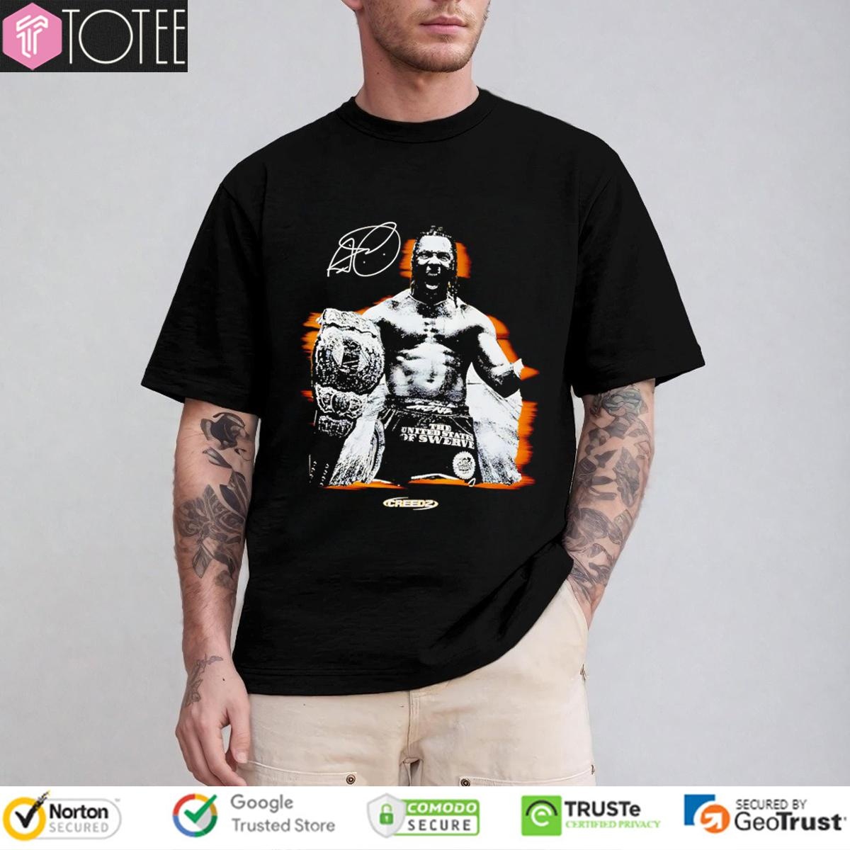 The United State Of Swerve Strickland Signature T-shirt