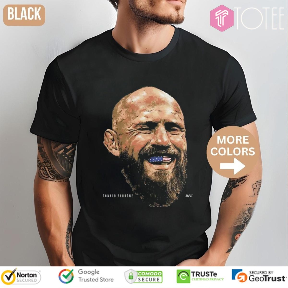 Donald Cerrone Ufc American Flag Tooth T-shirt
